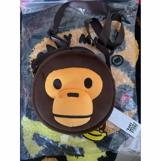 BAPE BABY MILO FACE CROSS BAG