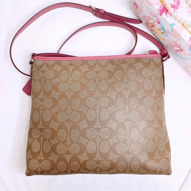COACH ショルダーバッグ シグネチャー レザー f34938 1