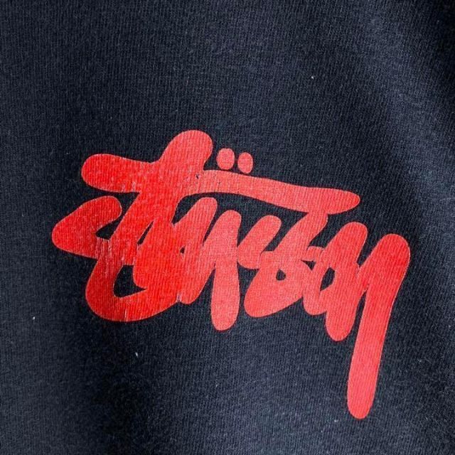 【超希少】STUSSY★ビッグロゴ入りTシャツ シャネルロゴ　ゆるだぼ