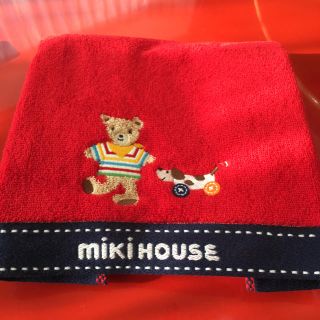 ミキハウス(mikihouse)のミキハウス フェイスタオル新品 お値下げ品(タオル/バス用品)