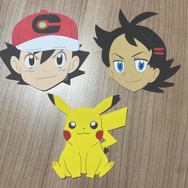 ポケモン(ポケモン)のポケモン 壁面飾り 3点セット その他のその他(オーダーメイド)の商品写真