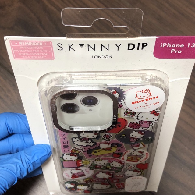 SKINNYDIP(スキニーディップ)のSKINNY DIP×HELLO KITTY(iPhone13Pro対応◎)新品 スマホ/家電/カメラのスマホアクセサリー(iPhoneケース)の商品写真