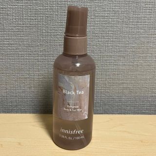 イニスフリー(Innisfree)のイニスフリー　ボディミスト　ヘアミスト　ブラックティー(香水(女性用))