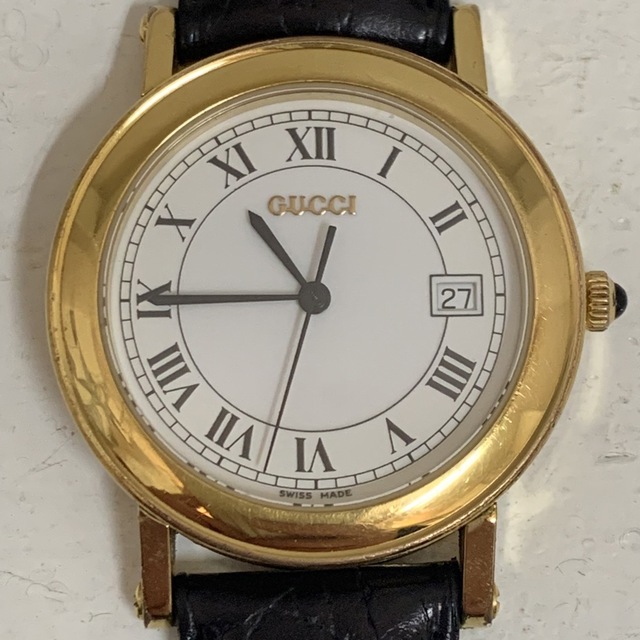 GUCCI VINTAGE SWISS MADE クオーツウォッチ 腕時計 稼働 高価値 www