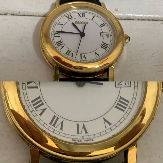 GUCCI VINTAGE SWISS MADE クオーツウォッチ 腕時計 稼働 高価値 www