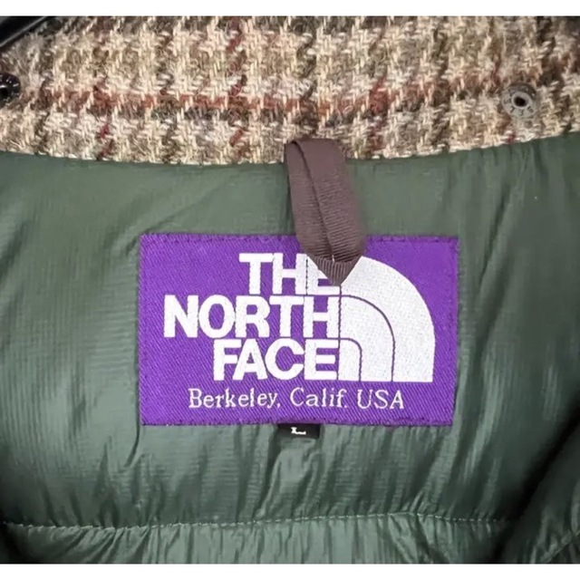 THE NORTH FACE(ザノースフェイス)のTNFパープルレーベル ハリスツイード別注ダウンjkt.L【美品】 メンズのジャケット/アウター(ダウンジャケット)の商品写真