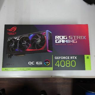 エイスース(ASUS)のROG-STRIX-RTX4080-O16G(PCパーツ)