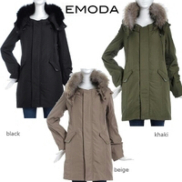 EMODA(エモダ)のEMODA 2011 N3B 美品★★ レディースのジャケット/アウター(ロングコート)の商品写真