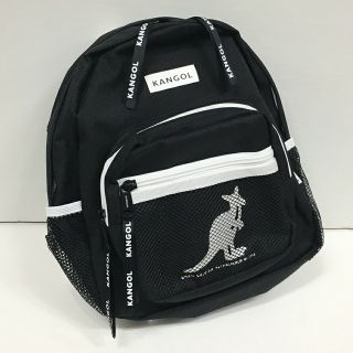 カンゴール(KANGOL)のKANGOL KGSA-BG00152 カンゴール リュック レディース キッズ ブラック バックパック 未使用品【中古】【004】(バッグパック/リュック)