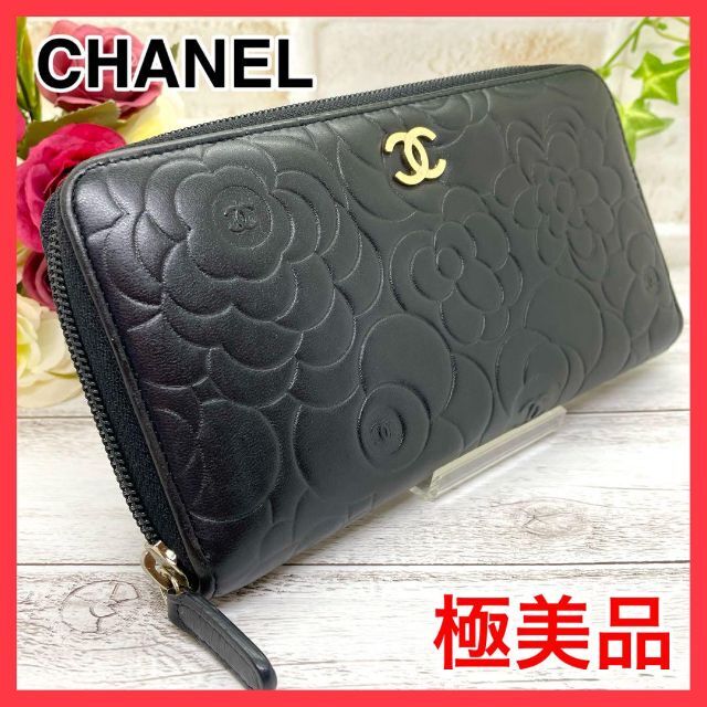 人気急上昇】 CHANEL - 【極美品】CHANEL シャネル ラウンドファスナー