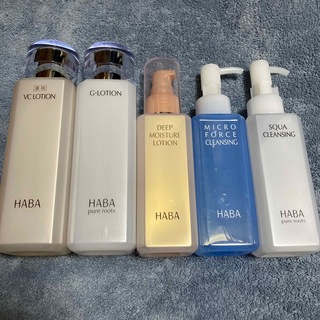 ハーバー(HABA)のHABA  ハーバー　化粧水、メイク落とし　5点セット(化粧水/ローション)
