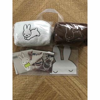 miffy - ブルーナアニマル ミッフィー もこもこポーチの通販 by MINI's