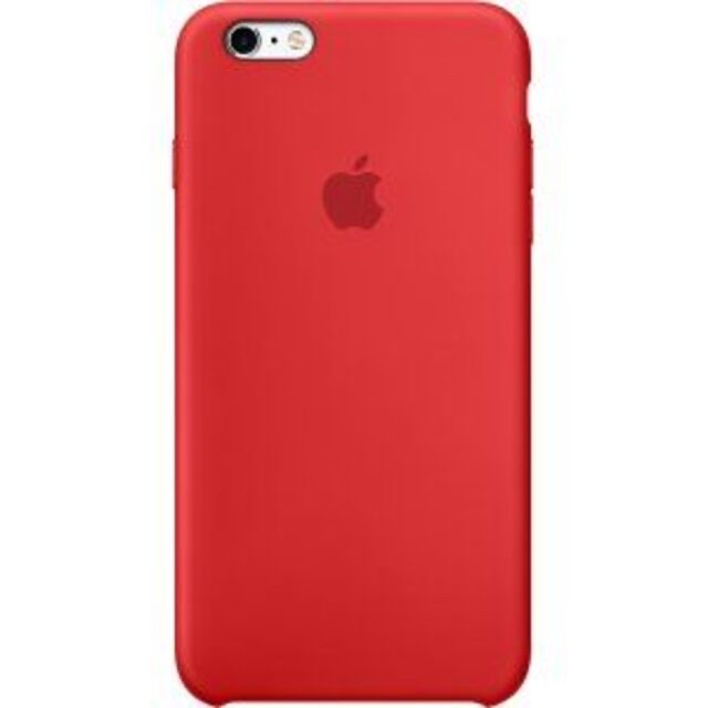 Apple(アップル)の新品未使用 Apple純正iPhone 6S/6 Plusシリコンケース レッド スマホ/家電/カメラのスマホアクセサリー(iPhoneケース)の商品写真