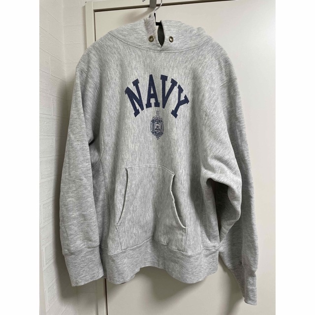 値頃 - Champion チャンピオン 染込みプリント NAVY リバースウィーブ