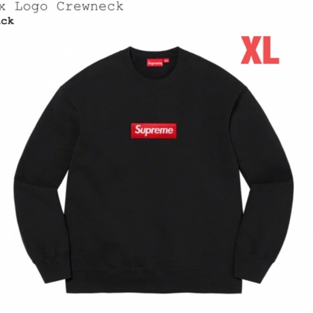 Supreme Box Logo Crewneck Black XLサイズ