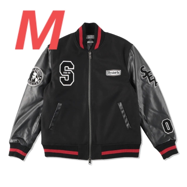 在庫あり】 X GLAMOUR HYSTERIC - SEA AND WIND WDS M JACKET VARSITY