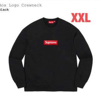 シュプリーム(Supreme)のSupreme Box Logo Crewneck Black XXLサイズ(スウェット)