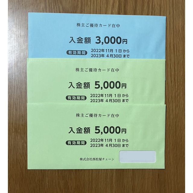 西松屋(ニシマツヤ)の西松屋 株主優待 13000円 チケットの優待券/割引券(ショッピング)の商品写真