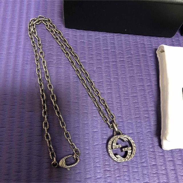 2021最新作】 GUCCIネックレス ハートインターロッキング 箱等すべて