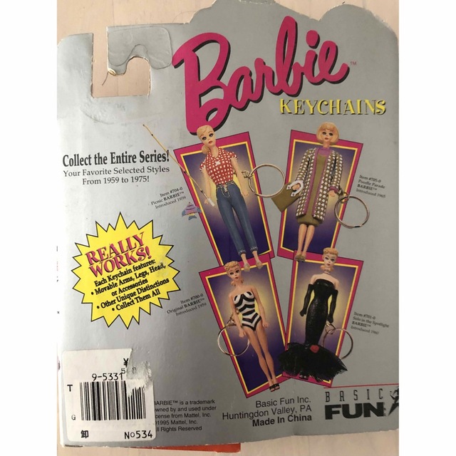 Barbie(バービー)のバービー　キーチェーン エンタメ/ホビーのおもちゃ/ぬいぐるみ(キャラクターグッズ)の商品写真