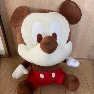 1.ミッキー　特大サイズぬいぐるみ(訳あり)(キャラクターグッズ)