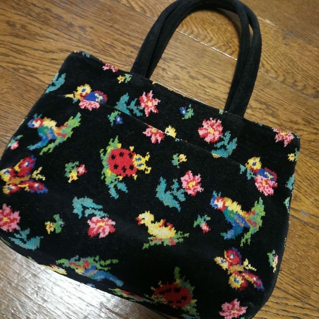 13美品 フェイラー FEILER 花柄 ハンドバッグ | myglobaltax.com