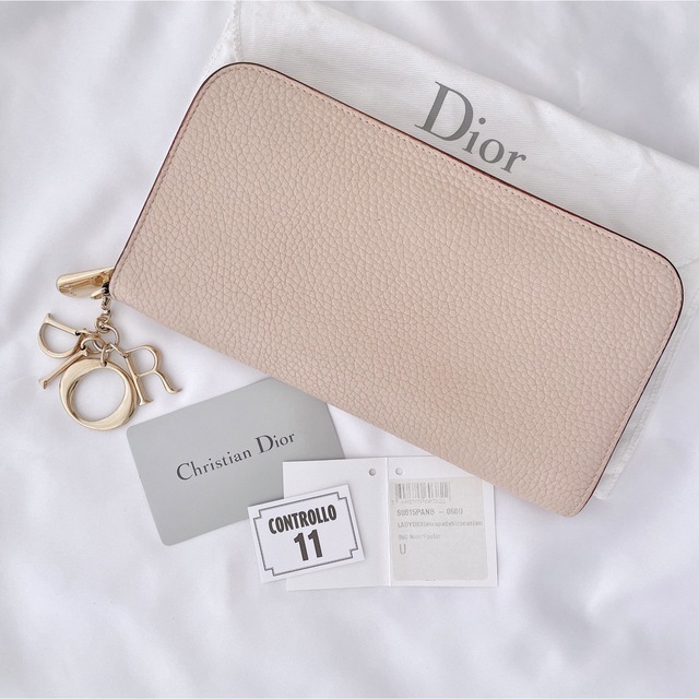 Dior ディオール　長財布　ジッピーウォレット　ラウンドファスナー　美品