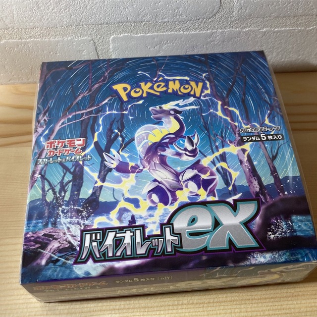 ポケモンカード　バイオレット ex 1BOX シュリンク付き