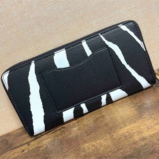 新品 COACH コーチ 52340ゼブラ シマウマ PVC レザー 長財布