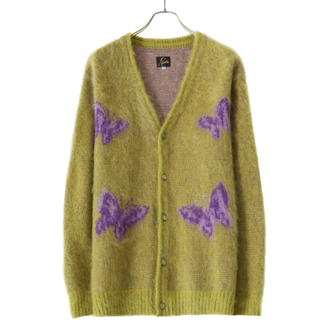 Needles(ニードルス)のNEEDLES 22fw別注 MohairCardigan Papillon  メンズのトップス(カーディガン)の商品写真