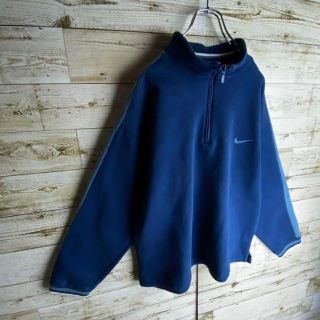 【NIKE】90s白タグ　希少　ナイキ　ハーフジップ　スウェット