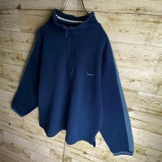 【NIKE】90s白タグ　希少　ナイキ　ハーフジップ　スウェット