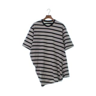 ユリウス(JULIUS)のJULIUS Tシャツ・カットソー 2(M位) オフホワイトx黒(ボーダー) 【古着】【中古】(Tシャツ/カットソー(半袖/袖なし))