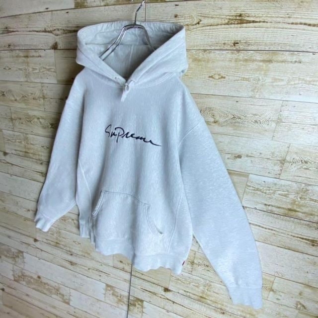 145【人気Lサイズ】シュプリーム☆センター刺繍ロゴ 最高デザイン