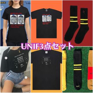 ユニフ(UNIF)のUNIF 3点セット(Tシャツ(半袖/袖なし))