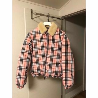 バーバリー(BURBERRY)のSupreme Burberry Collar Puffer Jacket(ダウンジャケット)