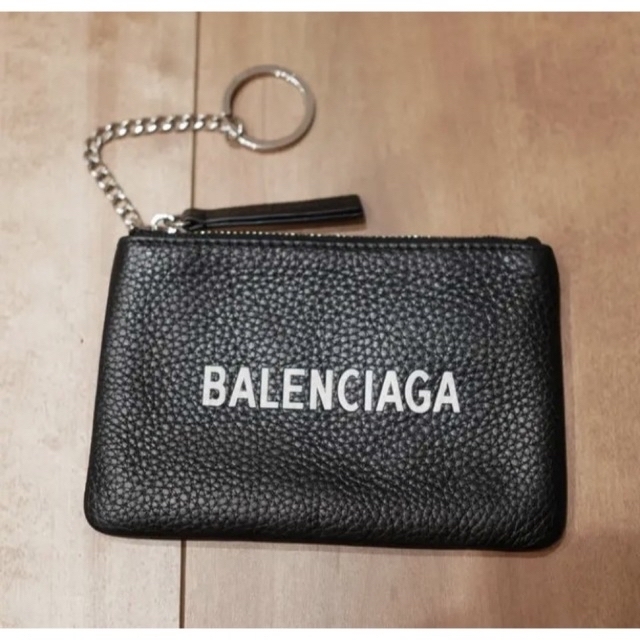 Balenciaga - バレンシアガ 美品 エブリデイ キーリング付きコインケース 小銭入れ