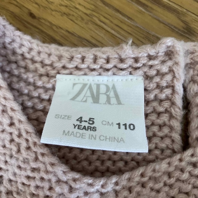 ZARA KIDS(ザラキッズ)のZARA 110 セーター キッズ/ベビー/マタニティのキッズ服女の子用(90cm~)(ニット)の商品写真