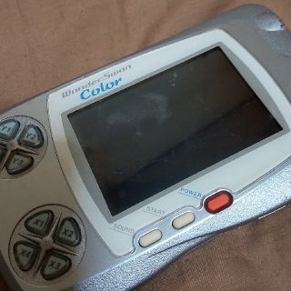 ワンダースワンカラー 本体 ブルーメタリック ジャンク(携帯用ゲーム機本体)