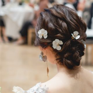 EMILE&K Anemone comb set ヘアアクセサリー 結婚式(その他)