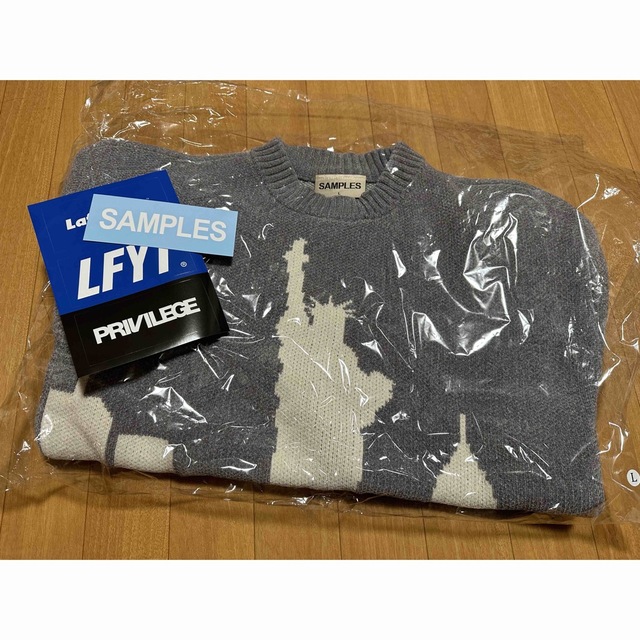 SAMPLES LOGO CITY SCAPE KNIT SWEATER 朝岡周 メンズのトップス(ニット/セーター)の商品写真