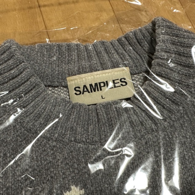 SAMPLES LOGO CITY SCAPE KNIT SWEATER 朝岡周