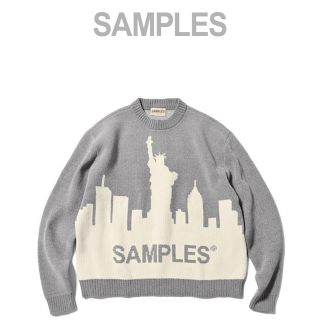 SAMPLES LOGO CITY SCAPE KNIT SWEATER 朝岡周(ニット/セーター)