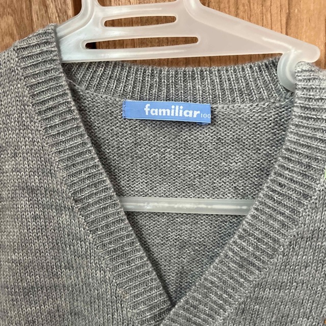 familiar(ファミリア)のfamiliar カーディガン キッズ/ベビー/マタニティのキッズ服男の子用(90cm~)(カーディガン)の商品写真