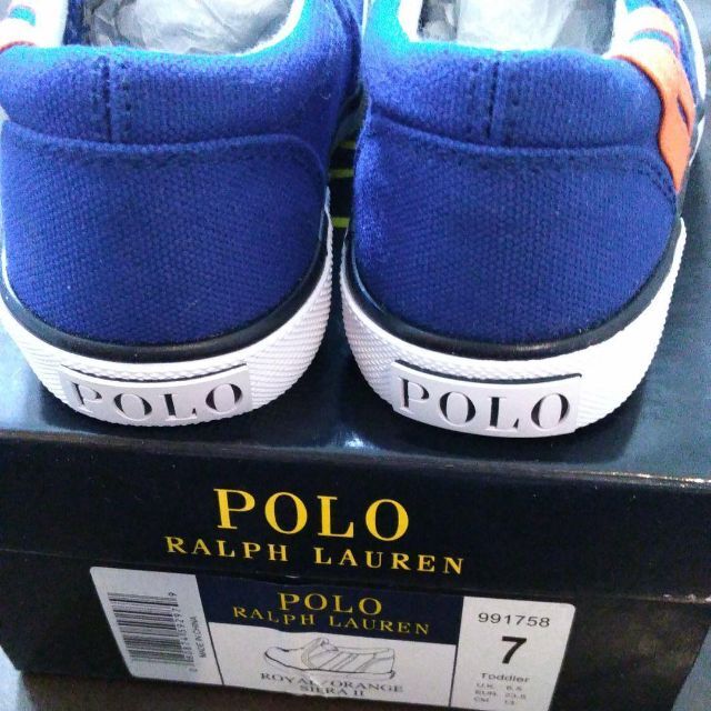 POLO RALPH LAUREN(ポロラルフローレン)のラルフローレン　スリッポン　13cm 新品未使用 キッズ/ベビー/マタニティのベビー靴/シューズ(~14cm)(スリッポン)の商品写真