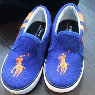 ポロラルフローレン(POLO RALPH LAUREN)のラルフローレン　スリッポン　13cm 新品未使用(スリッポン)