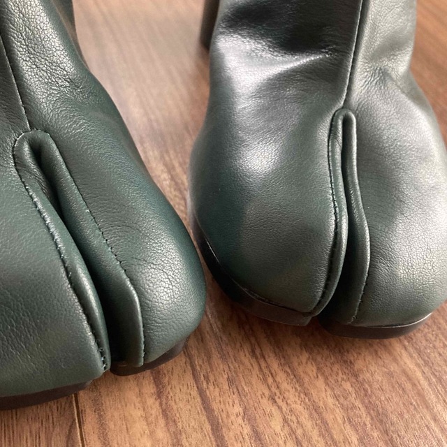 【新品未使用】 Maison Margiela メゾン マルジェラ tabi boots タビブーツ シューズ レザー S58WU0260P3753 【37.5/23.5cm/BLACK】