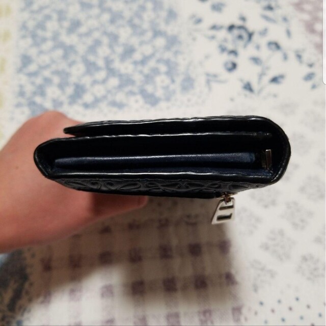 LOEWE 長財布 CONTINENTAL WALLET ネイビー