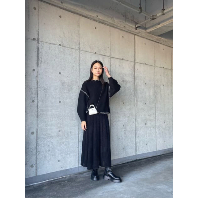 MOUSSY♡BOUCLE FLARE SKIRT-connectedremag.com