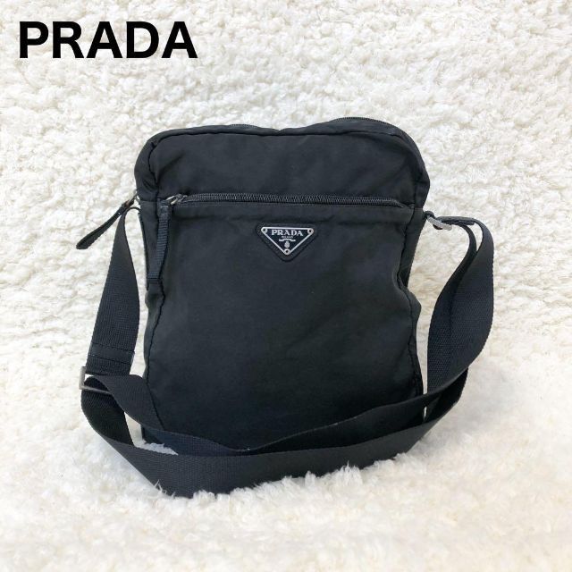 激レア PRADA プラダ リュック ポコノ ナイロン レザー ブラック